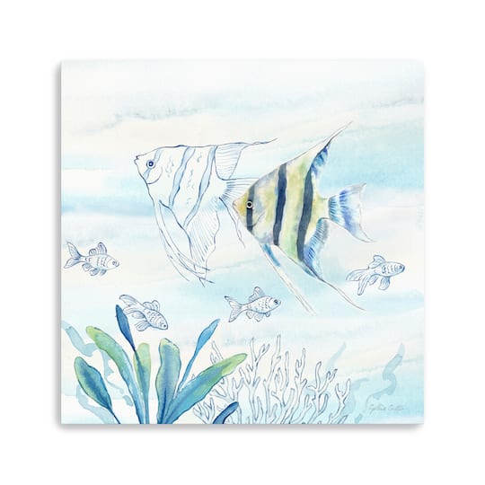 Great Blue Sea III Canvas Giclee